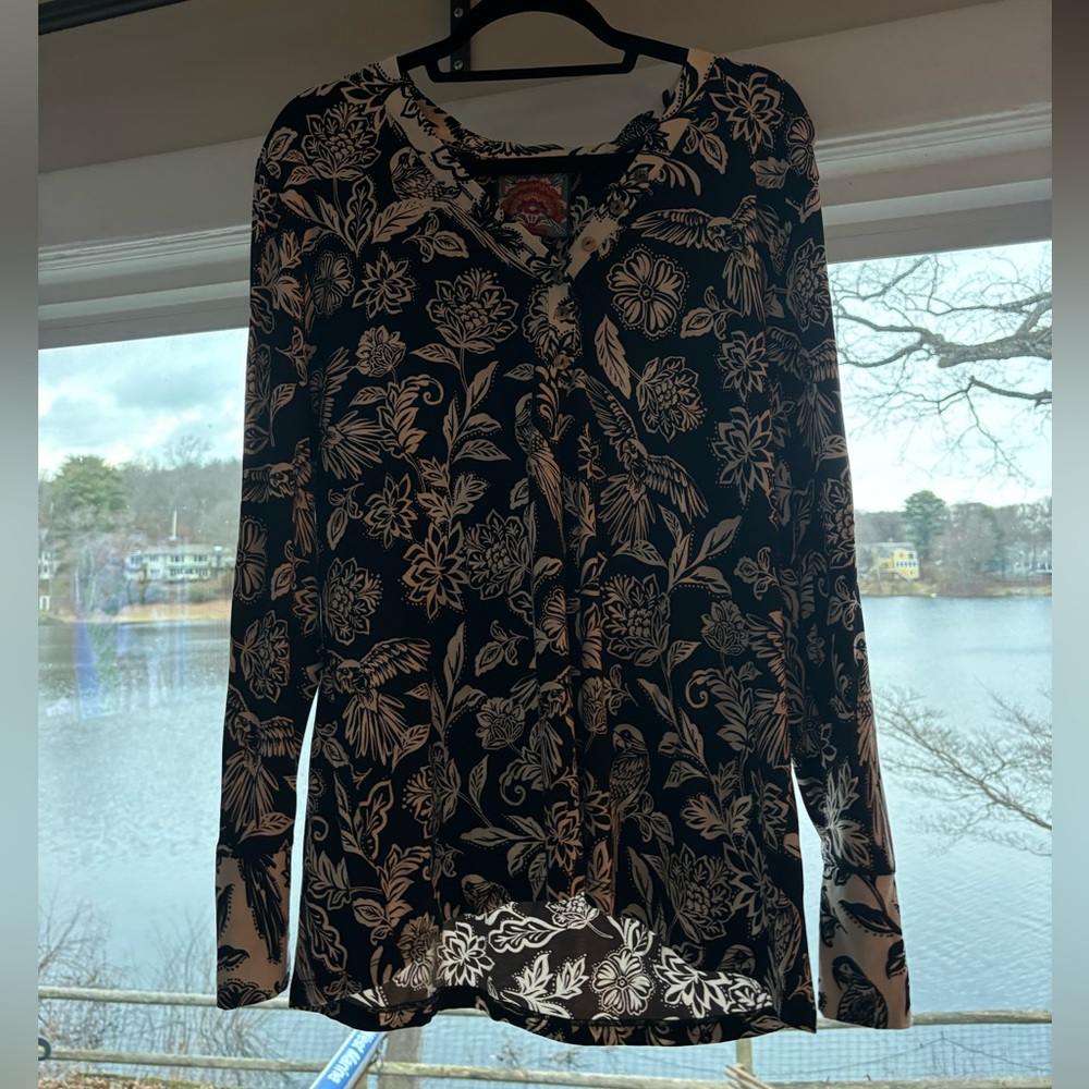 New with tags Johnny Was long sleeve top